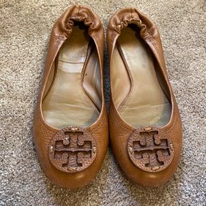 Brown Tory Burch flats